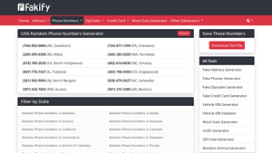 Fakify: USA Random Phone Number Generator - fake mobile phone number usa