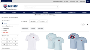 USA Swimming Women's Apparel, USA Swimming Ladies Clothing, Merchandise ... - olympics clothing usa