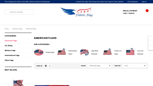 Shop American Flags| Fidelis Flag | Veteran Owned - american flags made in usa by veterans