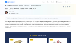 Best Utility Knives Made in USA of 2025 - FindThisBest - dewalt utility knife made in usa