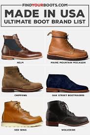 60+ American Made Boots - Ultimate Brand List - FindYourBoots - boots made in usa