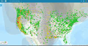 AirNow Fire and Smoke Map - forest service usa