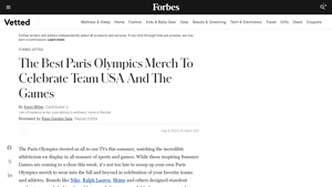 Paris Olympics Merch 2024 - Forbes Vetted - usa olympic apparel