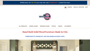 Furniture Made In USA - American Made Solid Wood Furniture - couches made in usa