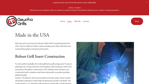 Made in the USA — Gaucho Grills - grills made in usa