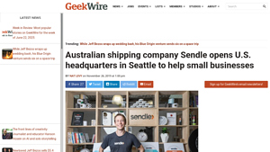 Australian shipping company Sendle opens U.S. headquarters ... - GeekWire - sendle usa inc - cec