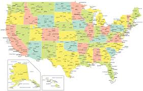 USA Map with States and Cities - GIS Geography - usa map with important cities