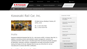 Kawasaki Rail Car, Inc. | Kawasaki Heavy Industries - kawasaki motors manufacturing corp usa