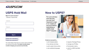 USPS.com® - Sign In - usa postal service