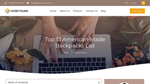 Top 13 American-Made Backpacks List - HONEYOUNG - made in usa daypack