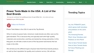 Power Tools Made in the USA: A List of the Best Brands - tools made in usa