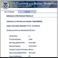 I94 - Official Website - border customs usa