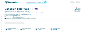 Canadian Solar Usa's Suppliers - ImportYeti - canadian solar usa