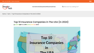 Top 10 Insurance Companies in The USA (in 2024) - inspirehub.us - top insurance companies in usa