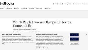 How Ralph Lauren Made Team USA's Olympic Uniforms - InStyle - olympics clothing usa