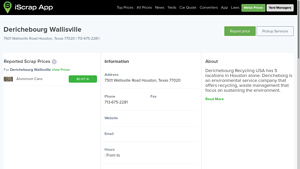 Derichebourg Wallisville, Scrap Metal Yard in Houston, Texas - iScrap App - derichebourg recycling usa inc