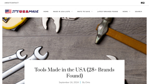 Tools Made in the USA (28+ Brands Found) - itsusamade.com - tools made in usa