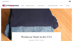 Workwear Made in the USA - itsusamade.com - made in usa workwear