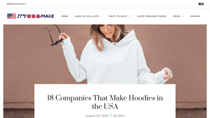 15 Companies That Make Hoodies in the USA - itsusamade.com - made in usa hoodie