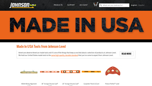 Made In USA Tools from Johnson Level - tools made in usa