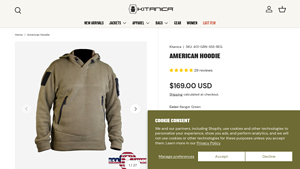 Kitanica USA-Made Tactical Hoodie | Ultimate Comfort & Functionality - made in usa hoodie