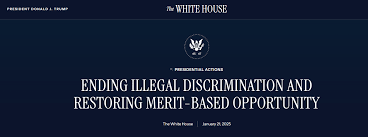 End of DEI initiatives - Timeline of Trump's Executive Orders - curret status of dei for companies in usa