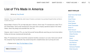 List of TVs Made in America (2025) - Life on AI - tv made in usa