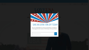 Made in Usa Clothing - Love Usa Apparel - usa apparel