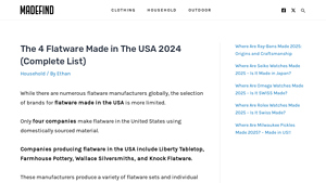 The 4 Flatware Made in The USA 2024 (Complete List) - MadeFind - made in usa silverware