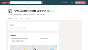 Kawasaki Motors Manufacturing Corp USA Maryville MO, 64468 - Manta.com - kawasaki motors manufacturing corp usa
