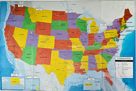 Maps of the USA (the United States of America) | Political ... - usa map with important cities