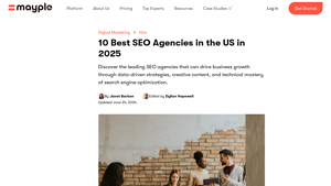 10 Best SEO Agencies in the US in 2025 - Mayple - seo agency usa