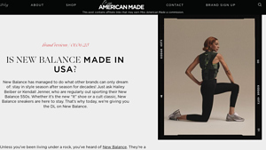 Is New Balance Made in USA? - Miss American Made - nbalance made in usa