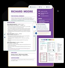 Free Resume Builder - Create & Customize With MyPerfectResume® - career builder usa