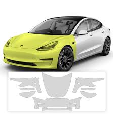 Tesla Model 3 Clear Bra | Paint Protection PPF | MyTeslaWrap.com - custom made 2025 model 3 bra usa cost