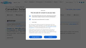 Canadian Solar Usa - Employer Overview, H1B Visas, Green Cards ... - canadian solar usa