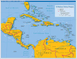 Political Map of Central America and the Caribbean (West Indies) - are the bahamas part of usa