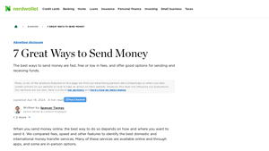 8 Best Ways to Send Money - NerdWallet - online money transfer services in usa