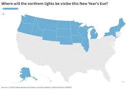 Map Shows Where To See Northern Lights Tonight in 18 States - northern lights usa