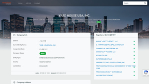 YARD HOUSE USA, INC. - New York Company - yard house usa inc