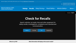 Check for Recalls: Vehicle, Car Seat, Tire, Equipment | NHTSA - honda vehicles usa