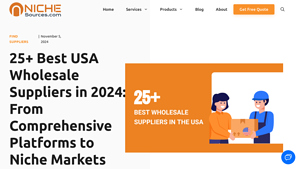 25+ Best USA Wholesale Suppliers in 2024: From ... - NicheSources - wholesale distributors in usa