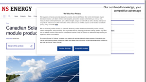 Canadian Solar builds 5GW solar PV module production facility in US - canadian solar usa