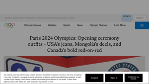Paris 2024 Olympics: Opening ceremony outfits - USA's jeans, Mongolia's ... - olympics clothing usa