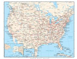 USA Map | Maps of the United States of America - World Maps - usa map with important cities