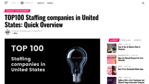 TOP100 Staffing companies in United States: Quick Overview - staffing company in usa
