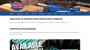 Pop's Knife Supplies | Knife Making Supplies at Great Prices - usa knife maker