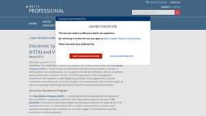 Electronic System for Travel Authorization (ESTA) and Visa Waiver ... - electronic system for travel authorisation esta usa