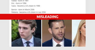Fact Check: Trump's birthright citizenship ban will not affect his ... - child born in usa to foreign parents
