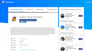 Scotlynn Group Information - RocketReach - scotlynn usa division inc